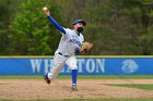 Baseball vs CGA  Wheaton College Baseball vs Coast Guard Academy during game one of the NEWMAC semi-finals playoffs. - (Photo by Keith Nordstrom) : Wheaton, baseball, NEWMAC